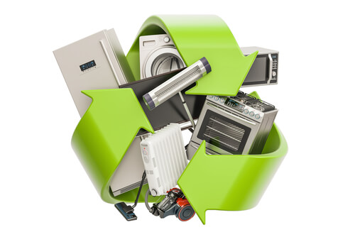 Servicios de reciclaje de productos electrónicos